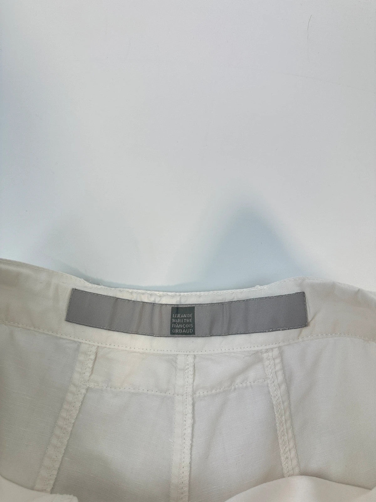 Marithé + François Girbaud White Parachute Cargo Light Pants