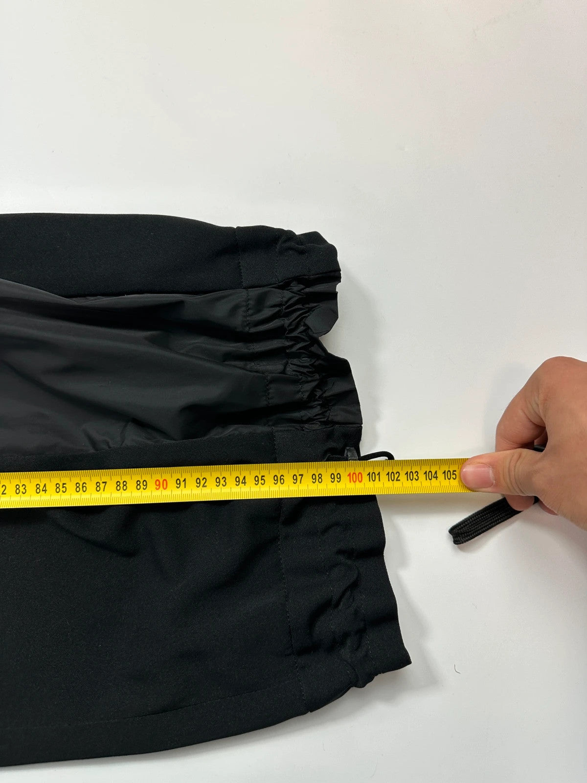 Marithé + François Girbaud 00’s Black Bi materials Black Ballon Wrap Pockets Wide Legs Pants