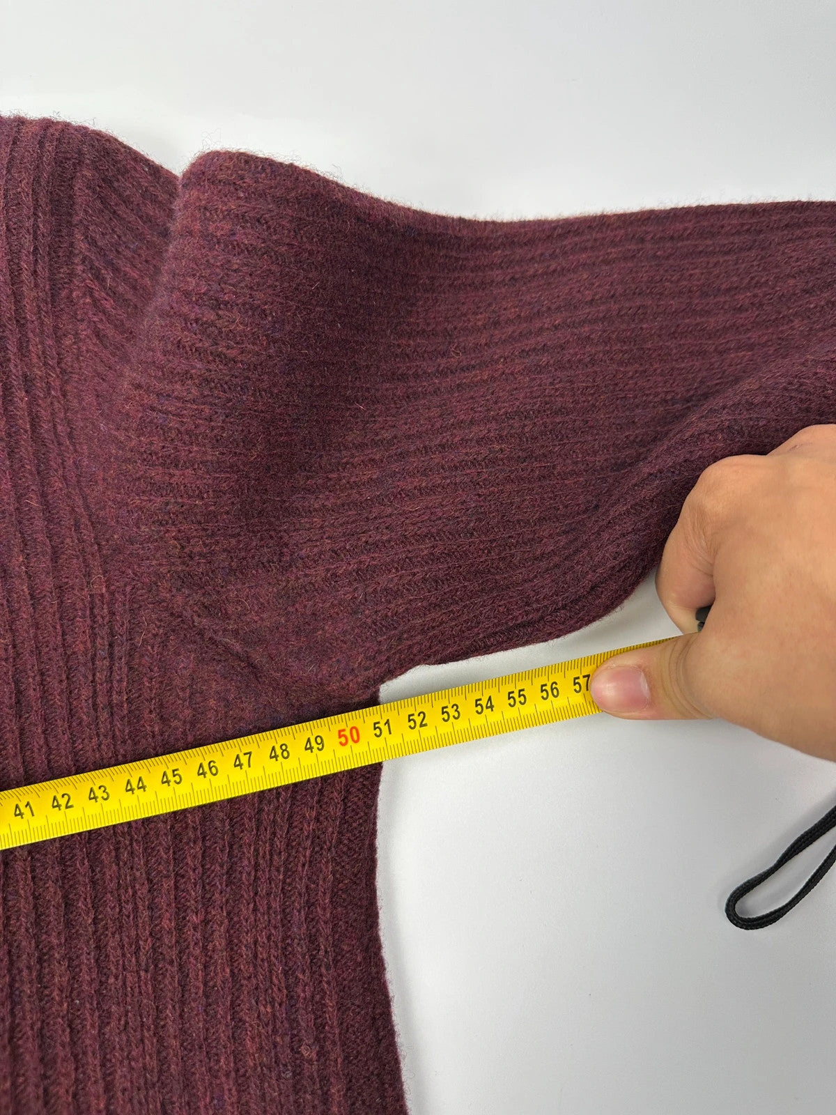 Prada Sport FW2008 Burgundy Wool Knit Sweater