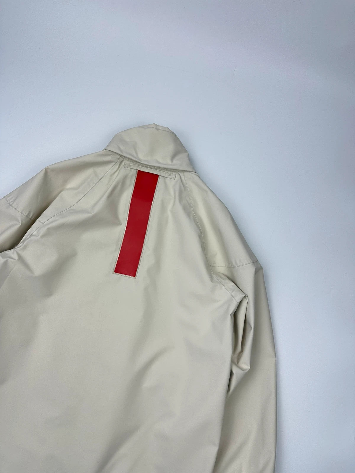 Prada Sport FW2000 White Sailing Rain Jacket Gore-TexTapped Seam