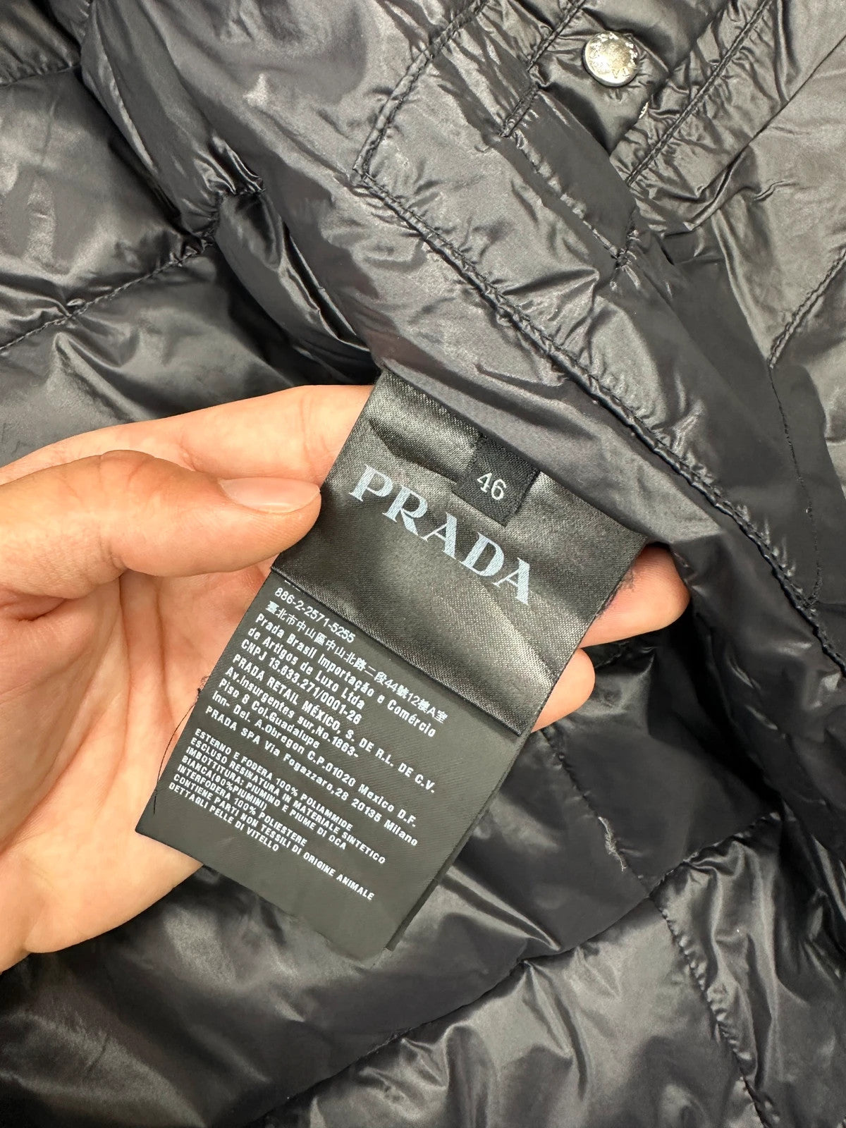 Prada Milano FW2016 Black Light Puffer Down Jacket