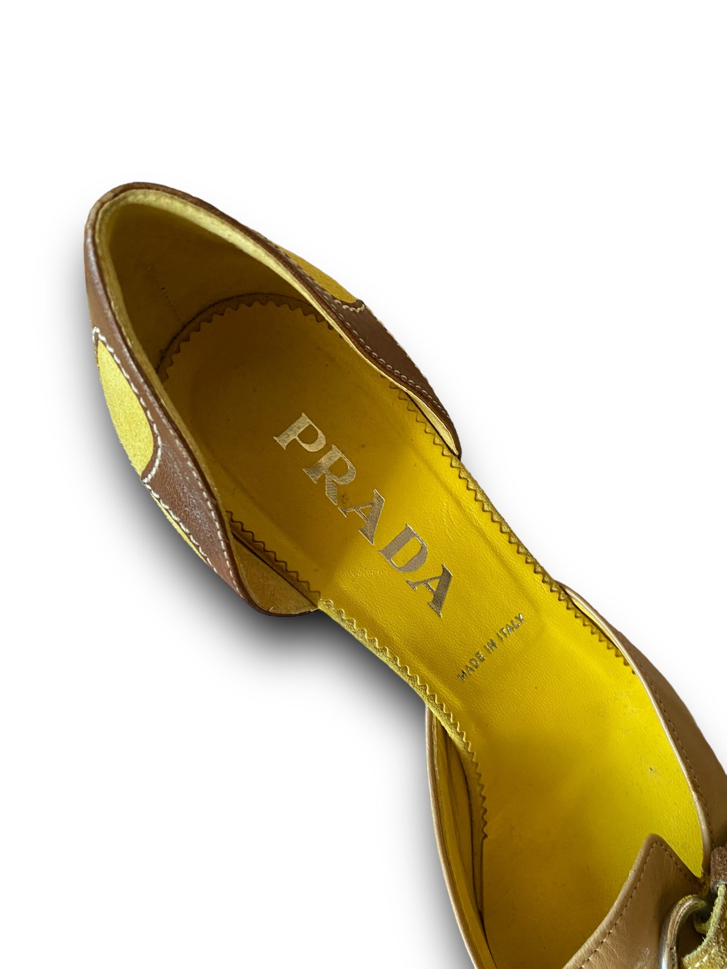 PRADA RARE YELLOW PUMPS