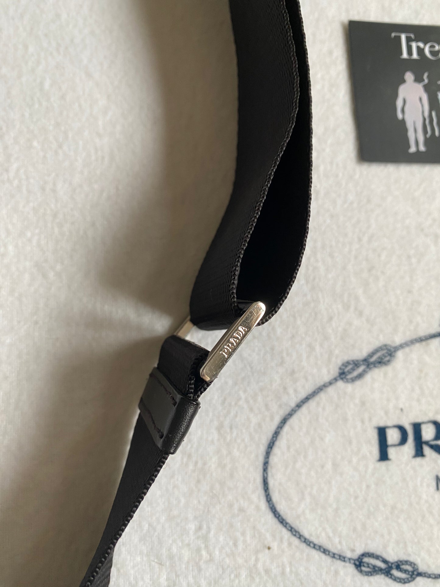 PRADA KAKI MESSENGER BAG