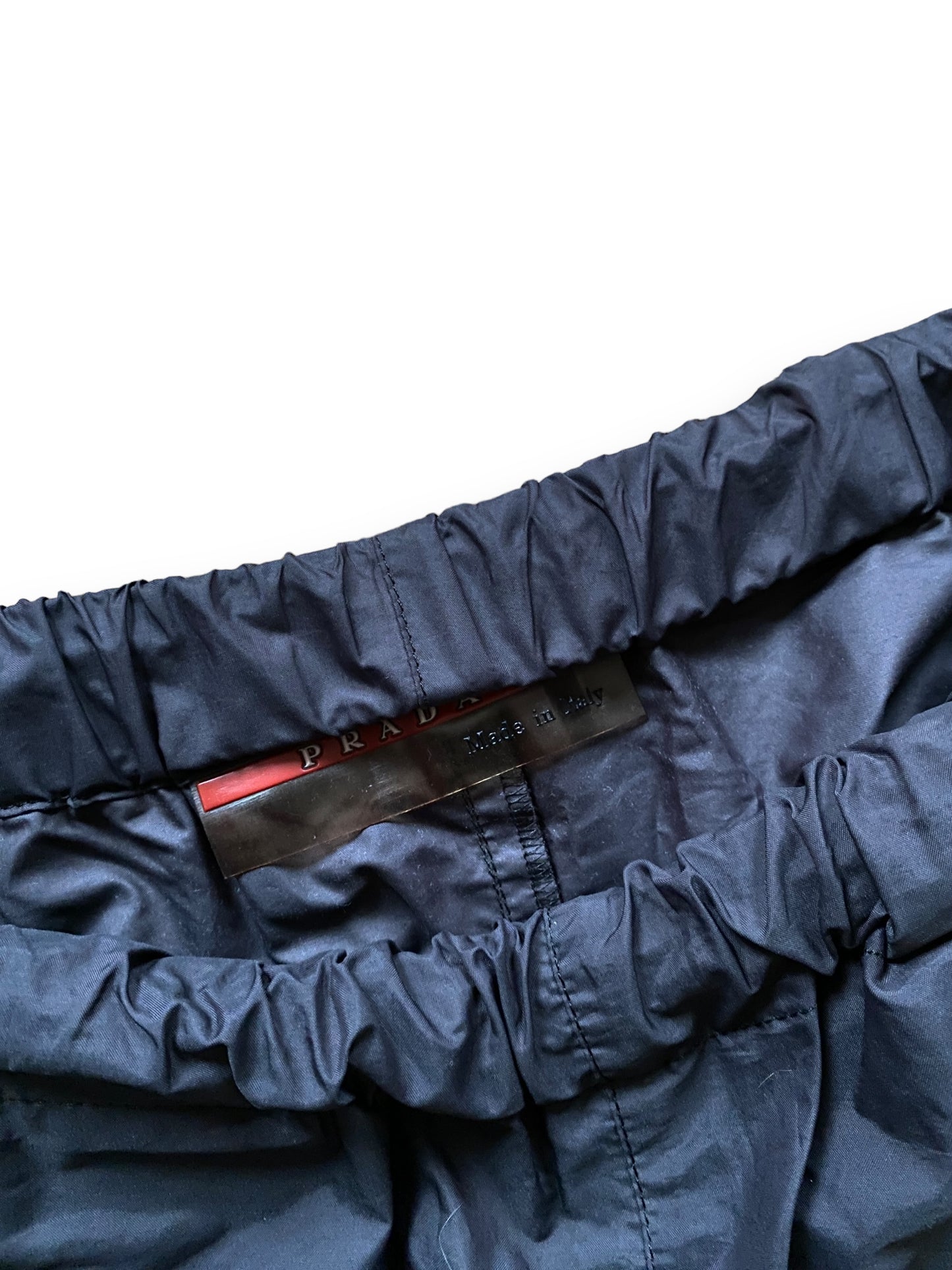 PRADA 1999 BLACK PARACHUTE PANTS