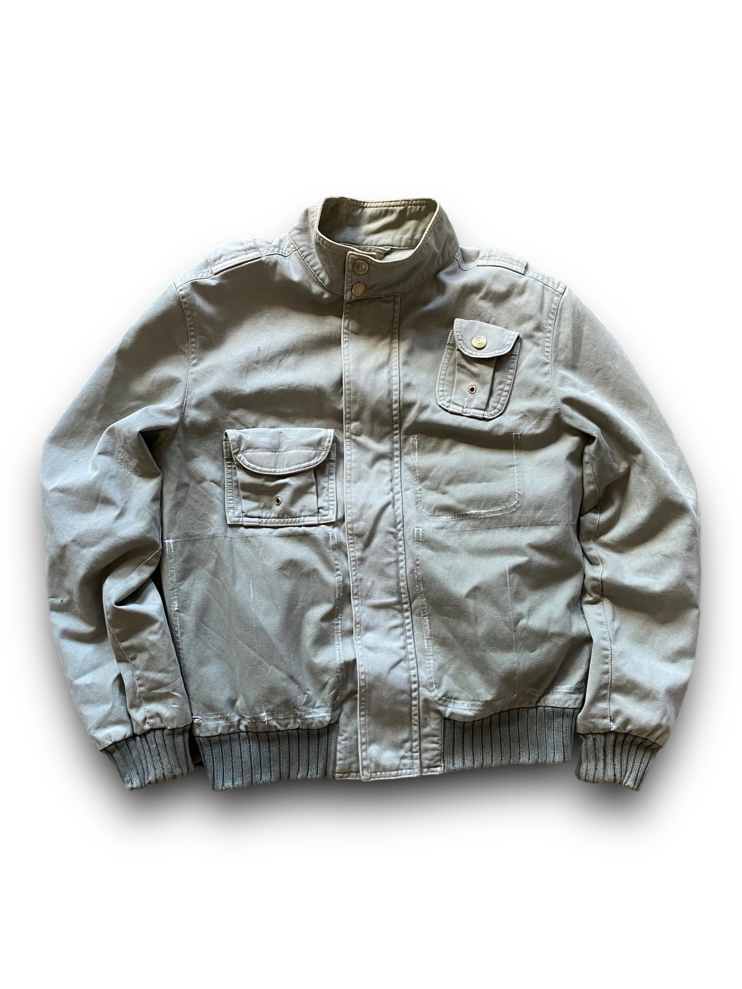 D&G 2003 AVIATOR BEIGE BOMBER JACKET