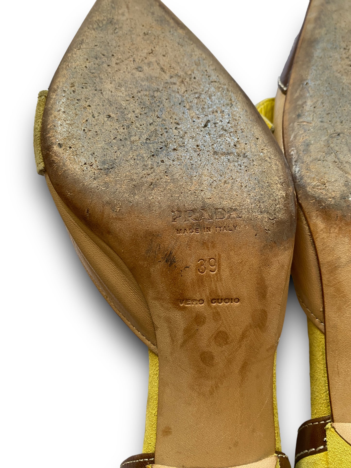 PRADA RARE YELLOW PUMPS