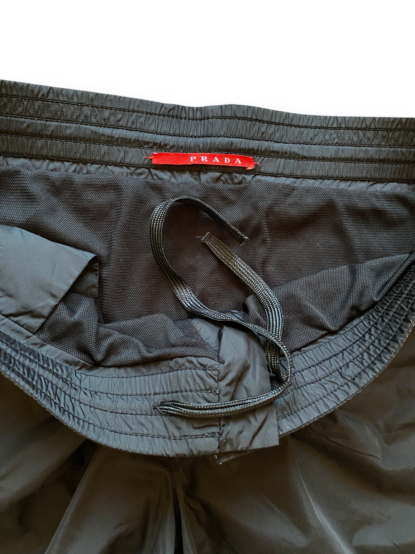 PRADA SPORT 2006 BLACK NYLON SHORT