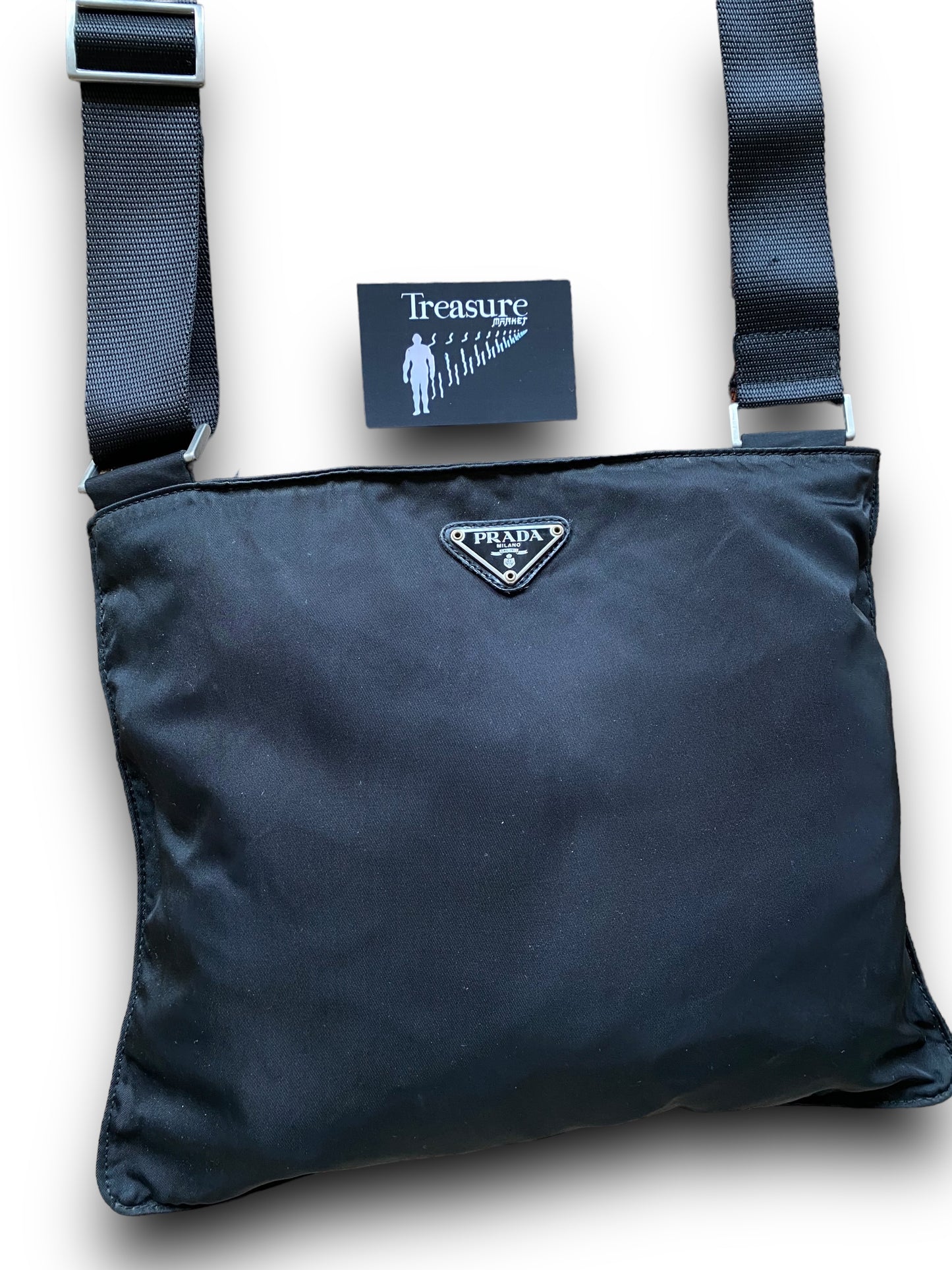 PRADA FLAT BLACK BAG