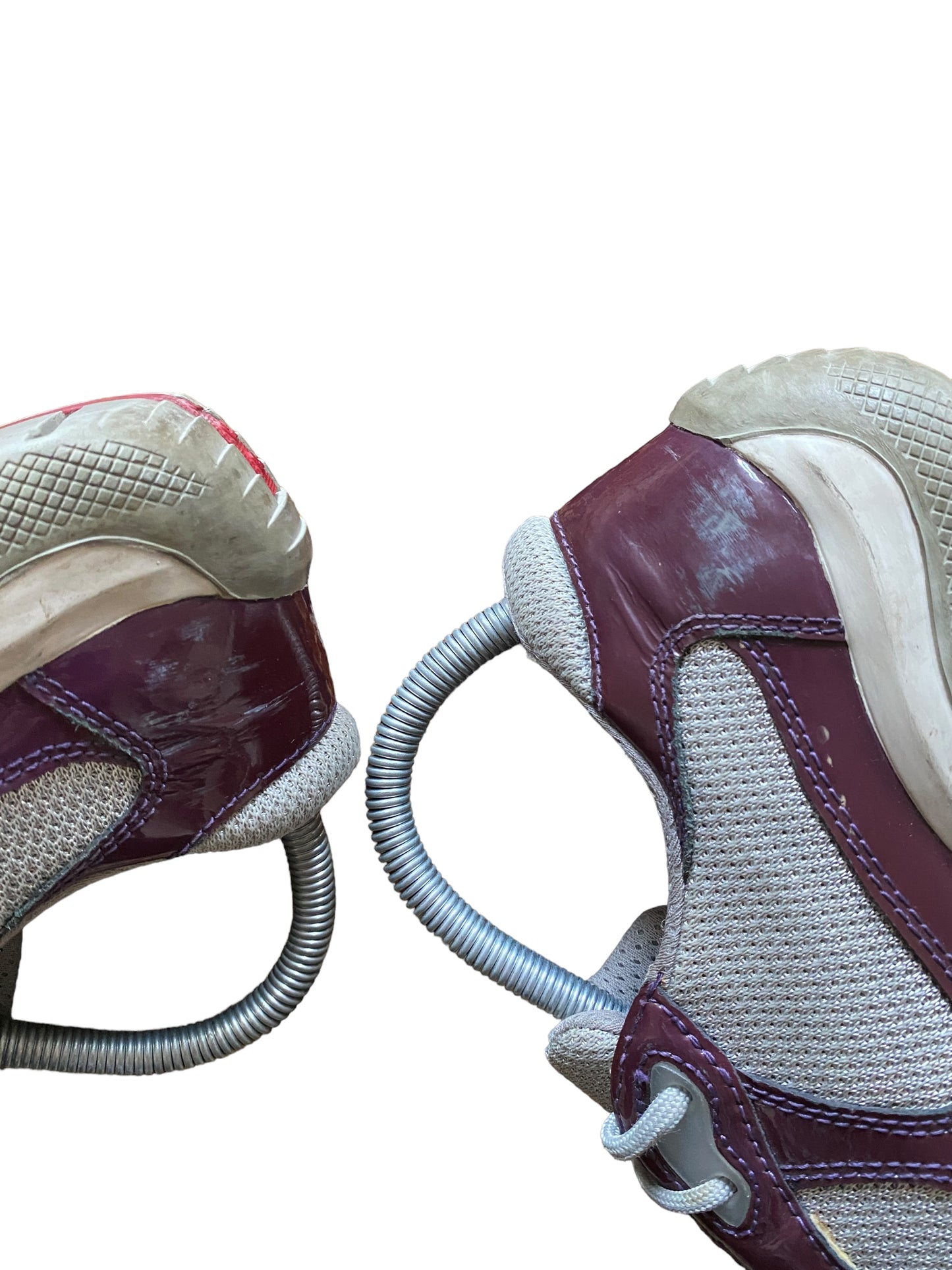 PRADA PURPLE LEATHER PATENT VERNIS AMERCA’S CUP SHOES