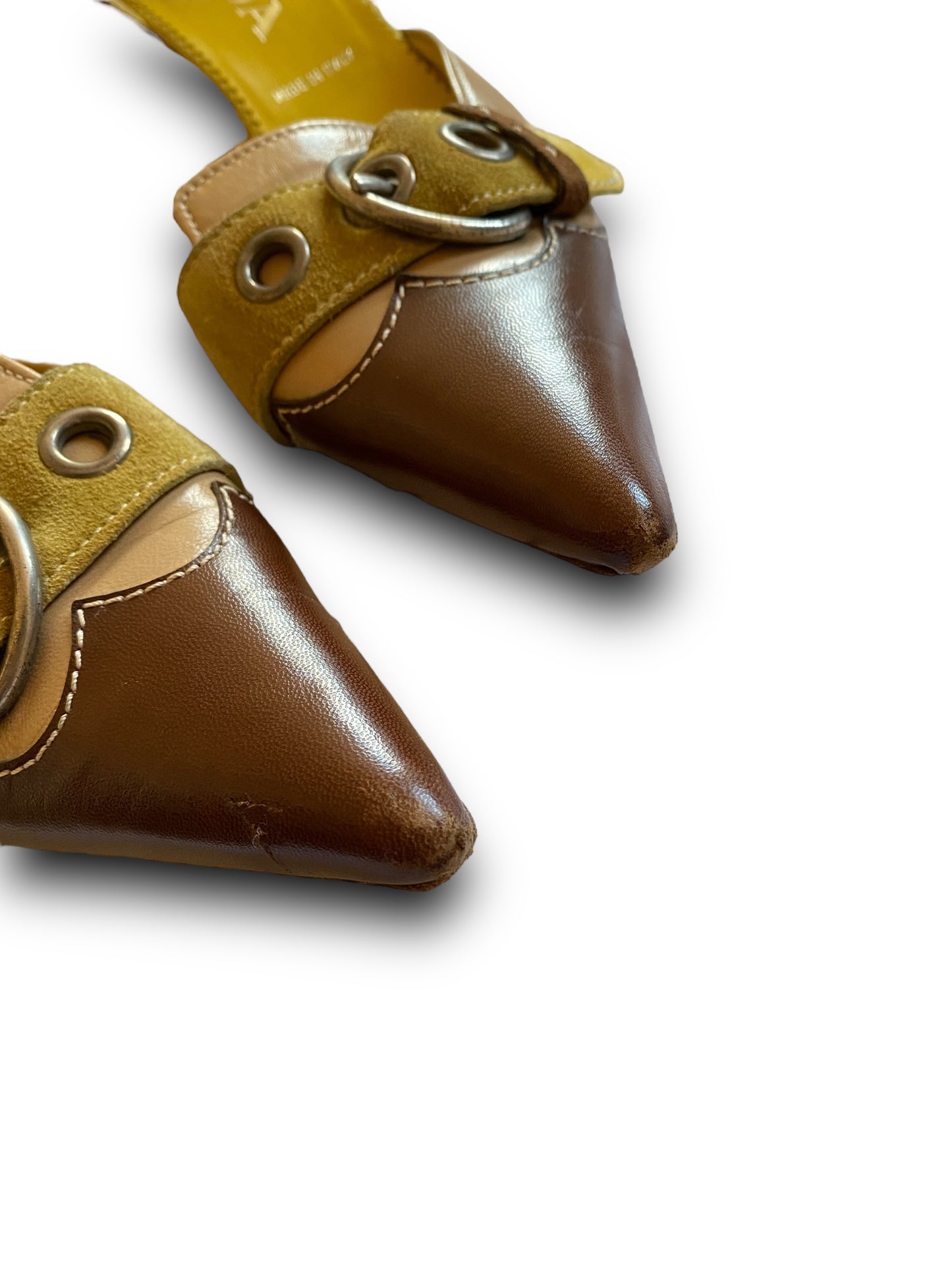 PRADA RARE YELLOW PUMPS