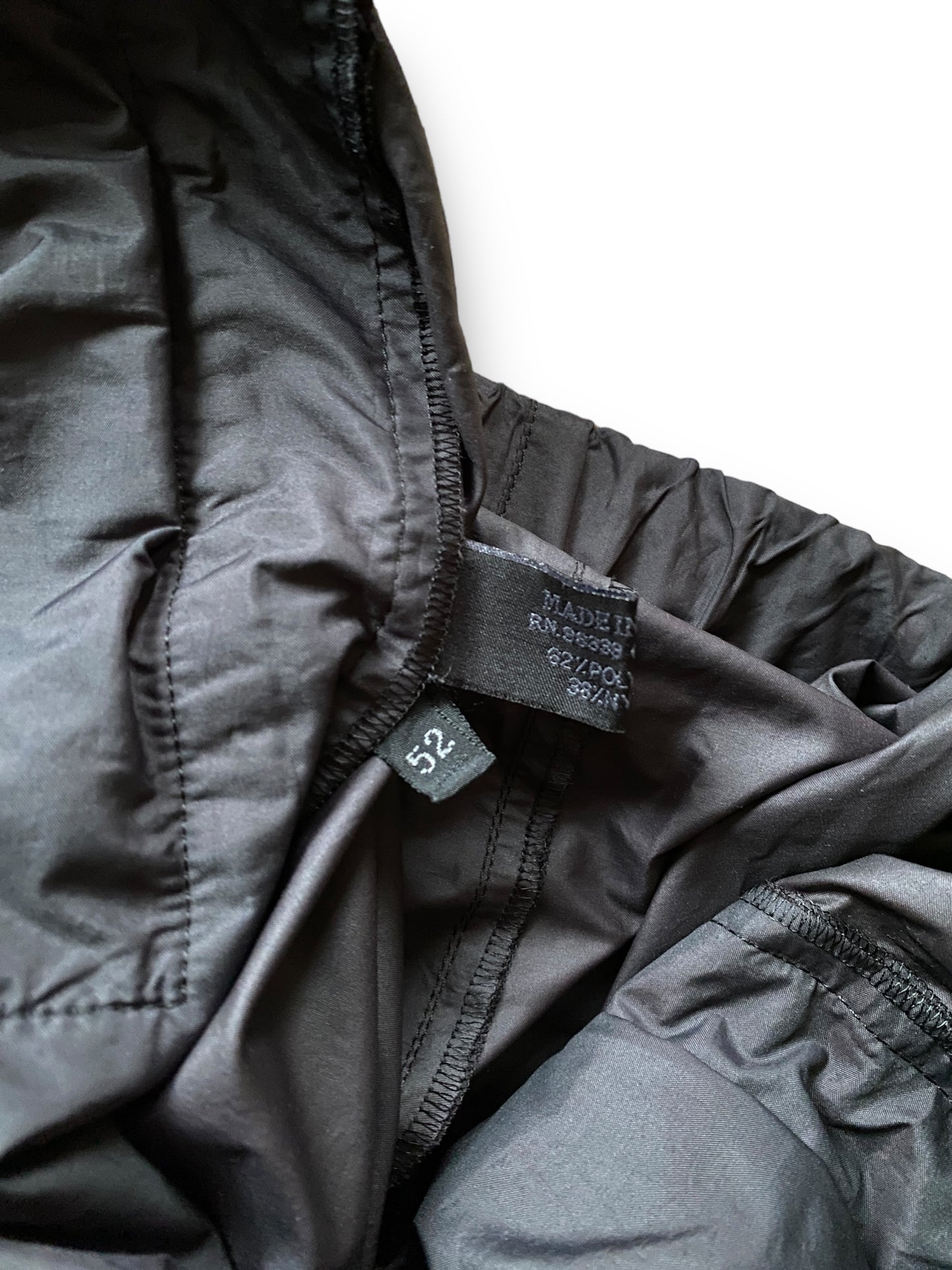 PRADA 1999 BLACK PARACHUTE PANTS