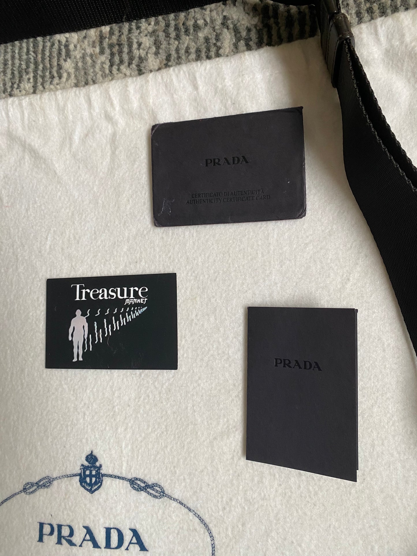 PRADA KAKI MESSENGER BAG