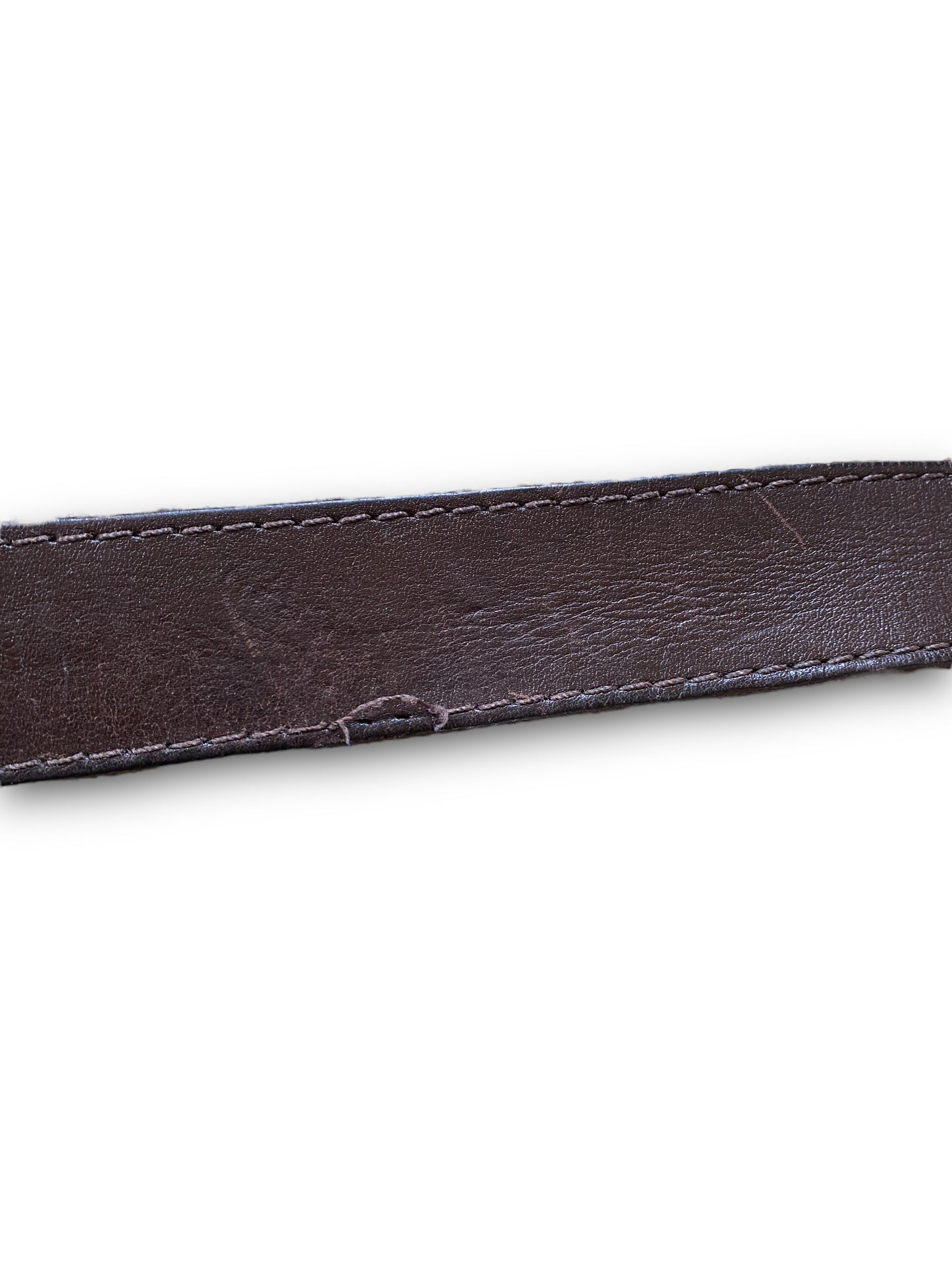 PRADA BROWN LEATHER BELT