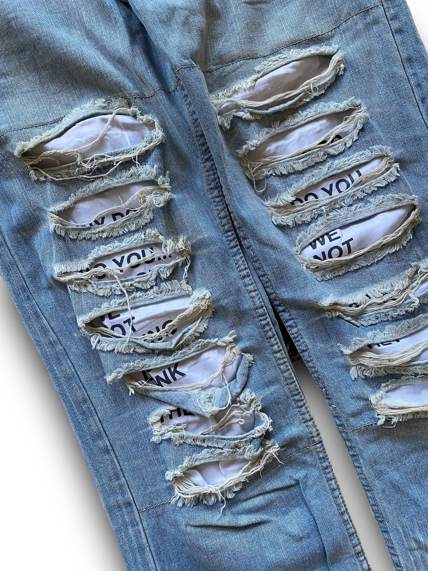 DOLCE & GABBANA DESTROY POEM JEANS (S-M)