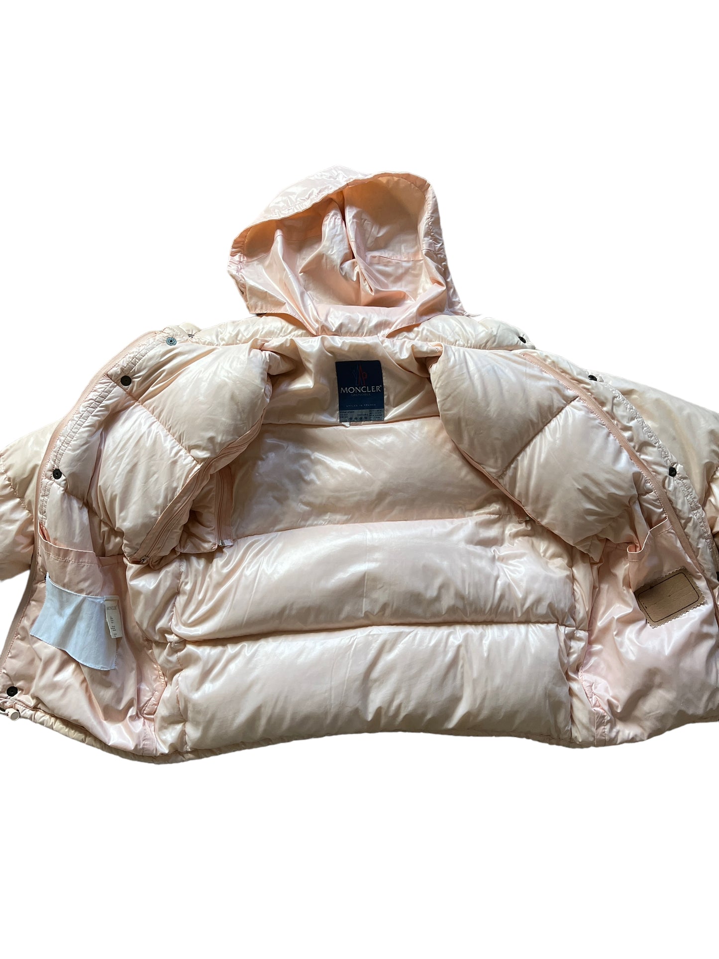 MONCLER PUFFER JACKET/VEST PINK (L-WOMEN)