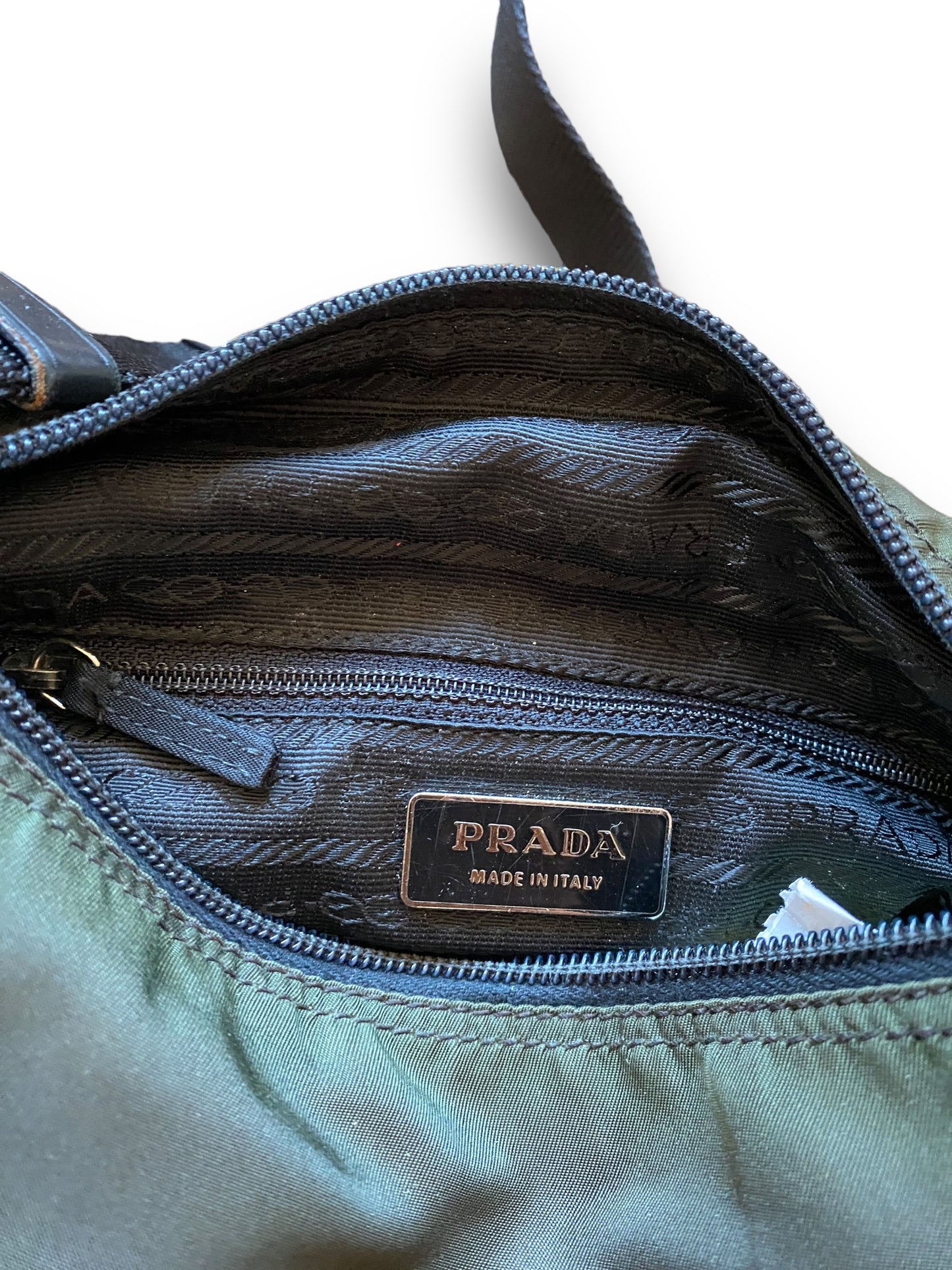 PRADA KAKI SINGLE STRAPS MESSENGER BAG