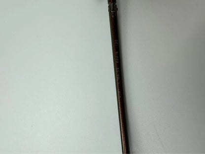 Chanel brown and orange rimless sunglasses with double CC logo detail.