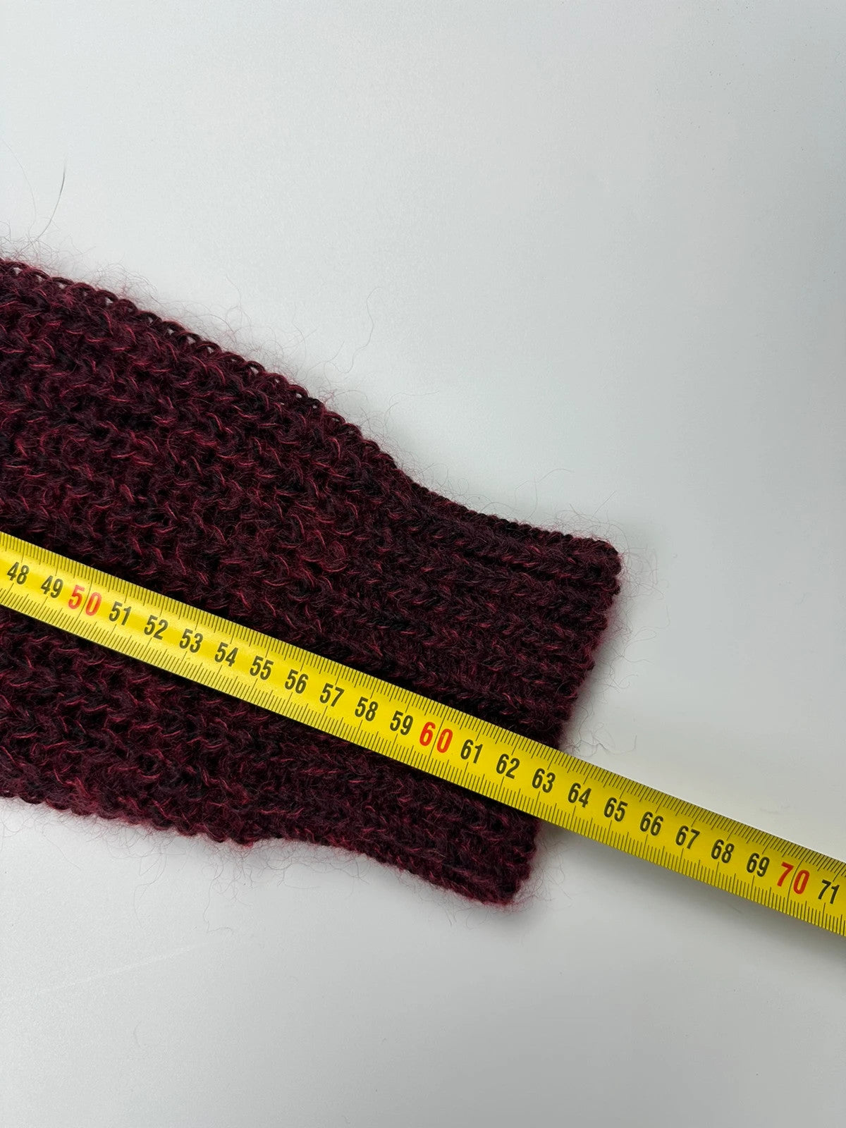 JUNYA WATANABE burgundy purple turtleneck knit sweater, soft mohair blend, vintage design.