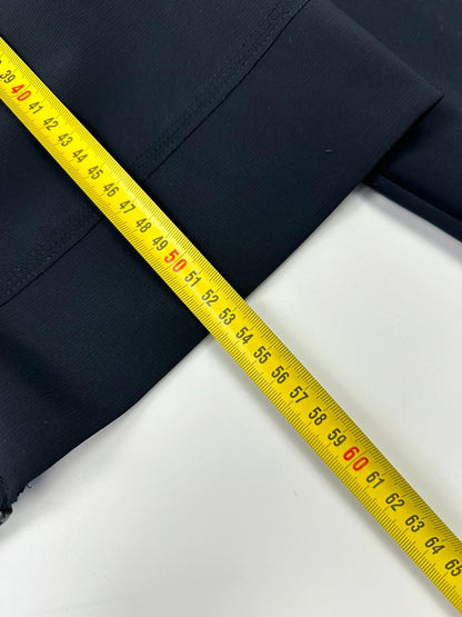 Marithé Francois Girbaud navy jacket minimalist design with subtle branding and smooth fabric.