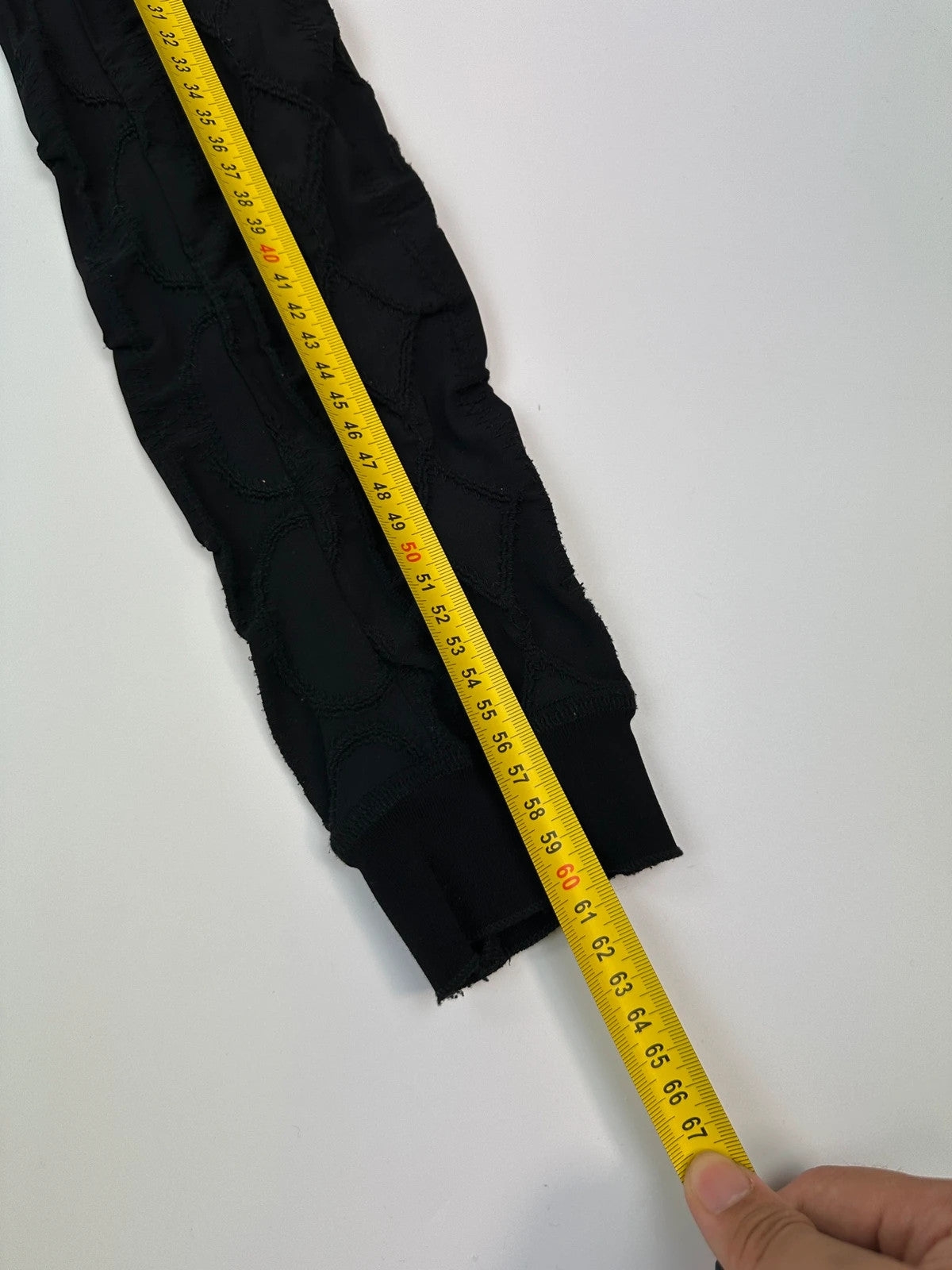 Marithé François Girbaud black fitted jacket with 2000s embroidery and minimalist design.