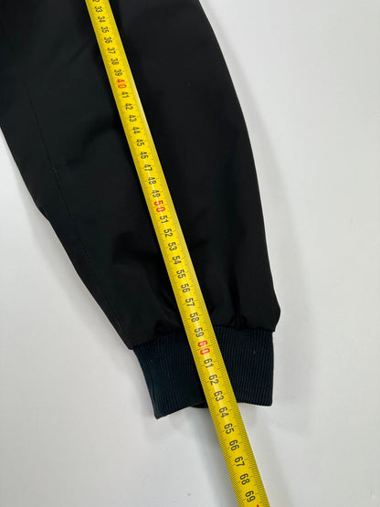Prada black nylon hooded jacket with logo detail from FW2007 collection.