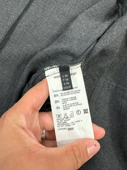 Marithé François Girbaud grey tech jacket with side zippers and minimalist design.