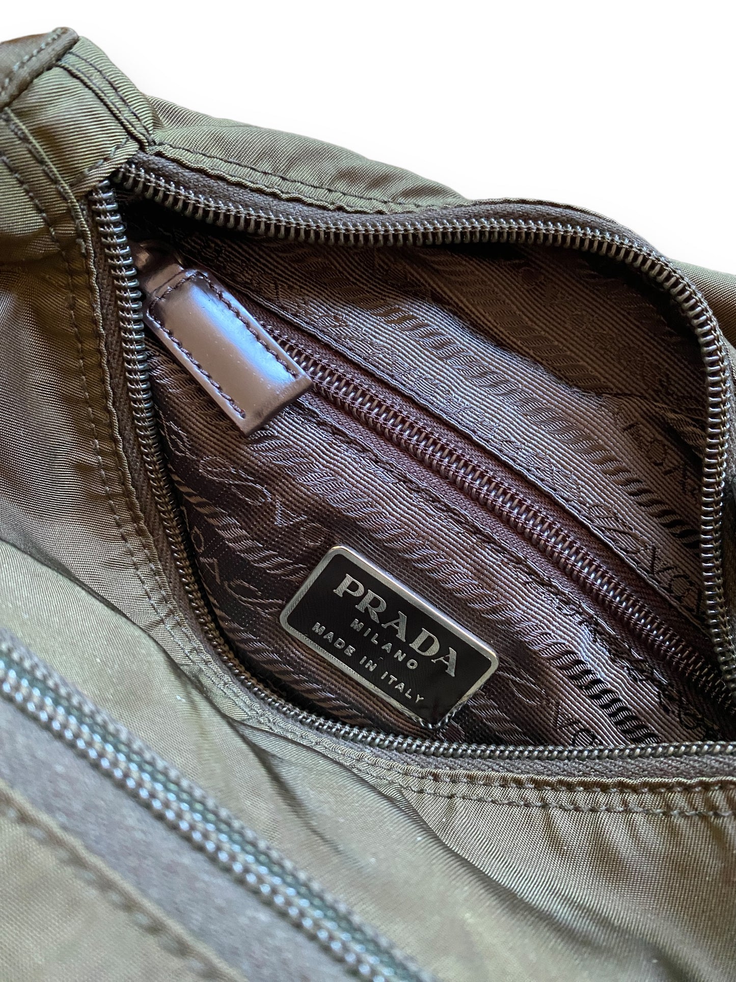 PRADA KAKI 1STRAPS MESSENGER BAG