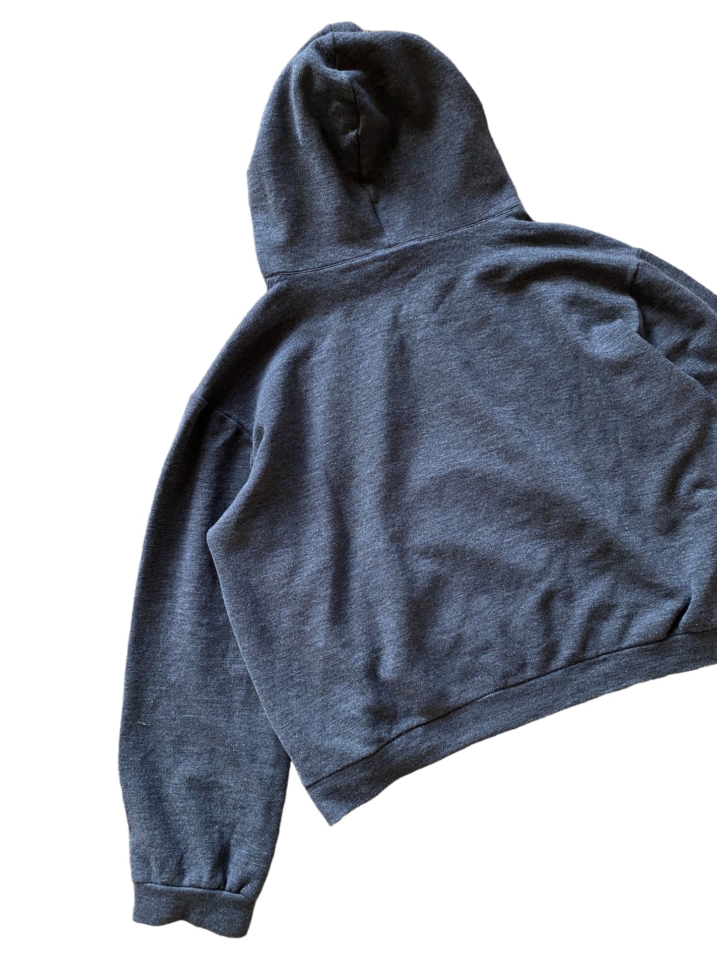 DOLCE & GABBANA BOXING CROP GREY HOODIE (L)