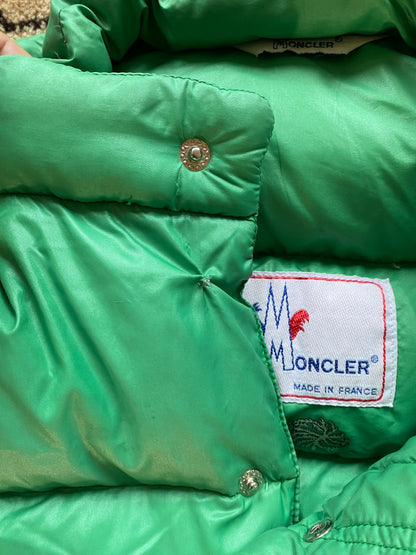 MONCLER 90s EMERALD GREEN PUFFER VEST (L-XL)