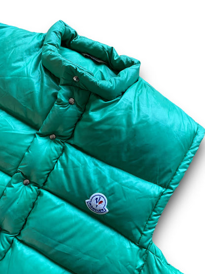 MONCLER 90s EMERALD GREEN PUFFER VEST (L-XL)