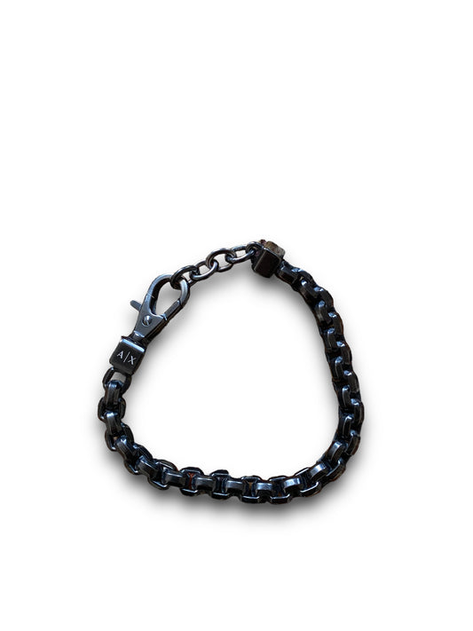 ARMANI DARK STEEL BLACK BRACELET