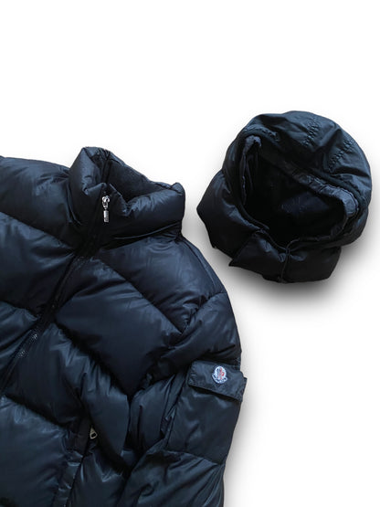 MONCLER VINTAGE MAYA BLACK PUFFER JACKET (L)