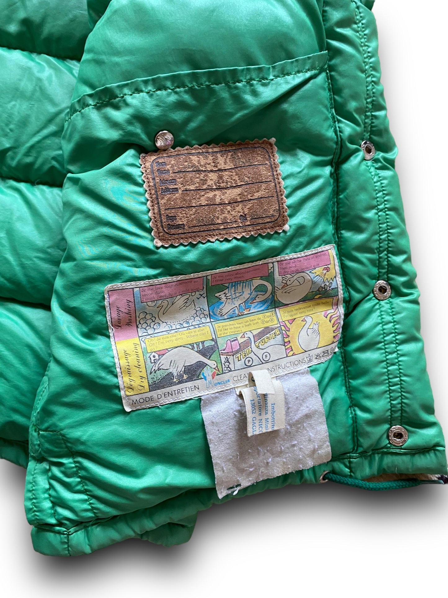 MONCLER 90s EMERALD GREEN PUFFER VEST (L-XL)