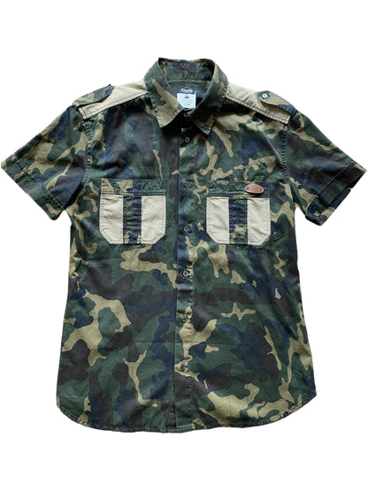 DOLCE & GABBANA MILITARY CAMO PRINT SHIRT (L)