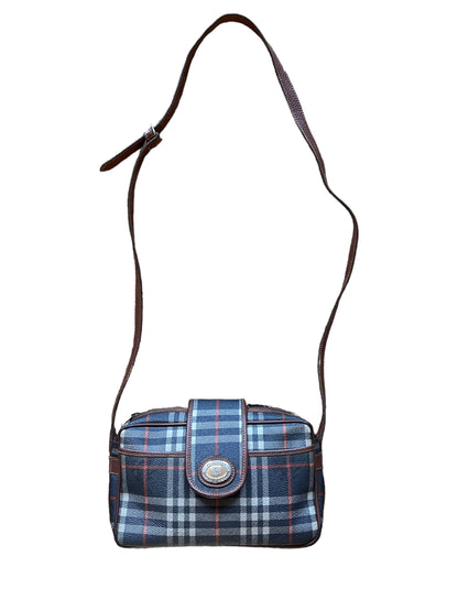 BURBERRYS BLUE MESSENGER BAG