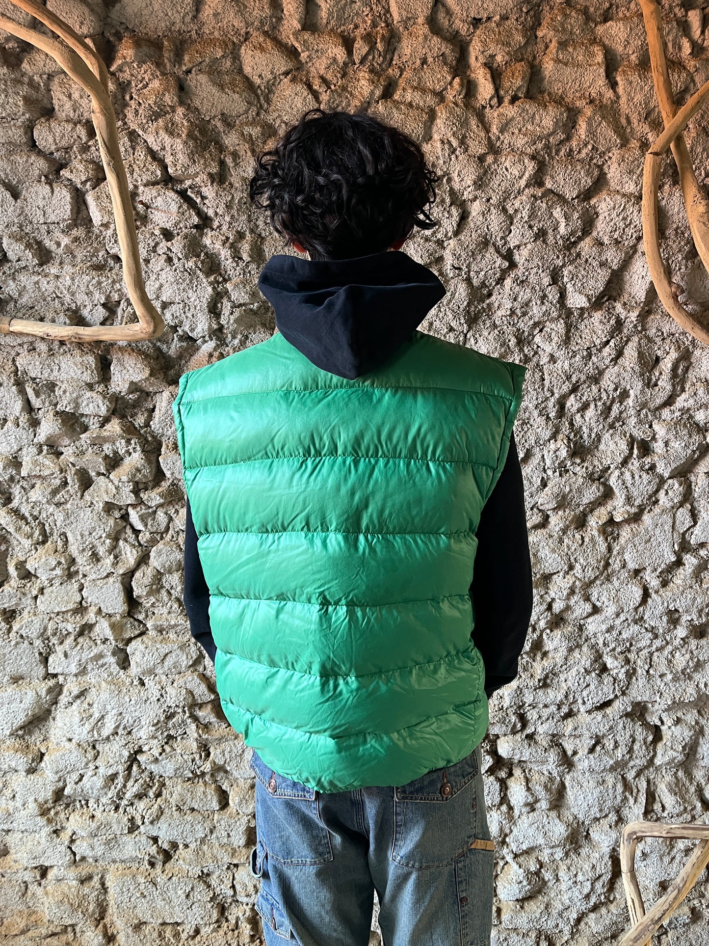 MONCLER 90s EMERALD GREEN PUFFER VEST (L-XL)