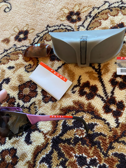 PRADA SPORT PURPLE RACING SUNGLASSES