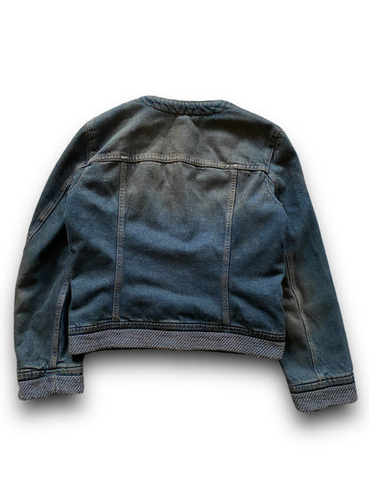 PRADA FADED WASH HEAVY DENIM MAILS JACKET (S-M)