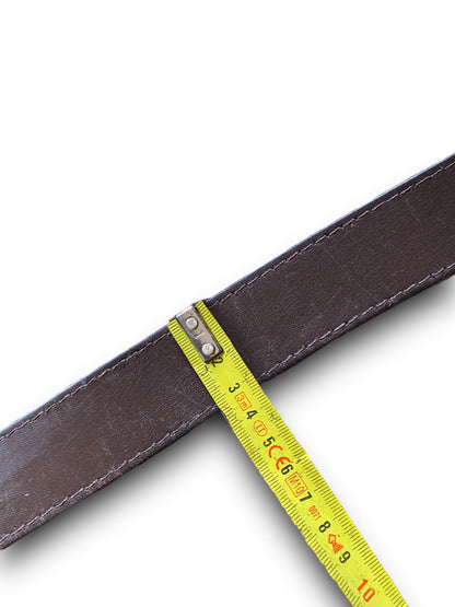 PRADA BROWN LEATHER BELT