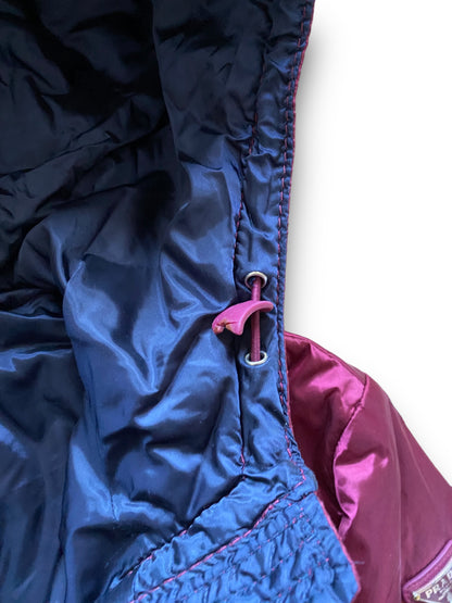 PRADA PURPLE PINK TRIANGLE PUFFER JACKET (S)