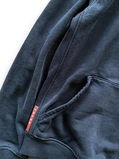 PRADA SPORT NAVY BLACK HOODIE (S-M)