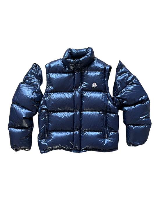 MONCLER PUFFER JACKET/VEST NAVY (L-XL)