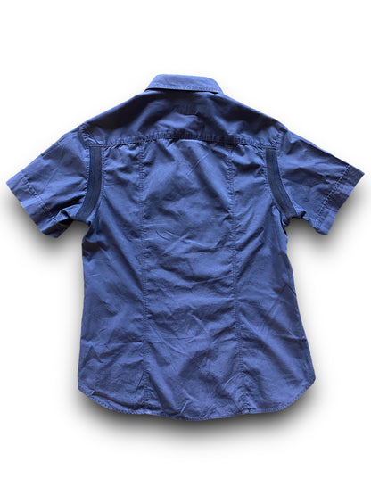 DOLCE GABBANA TECHNICAL BLUE SHIRT (S-M)