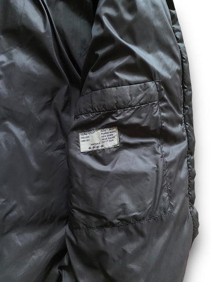 MONCLER VINTAGE MAYA BLACK PUFFER JACKET (L)