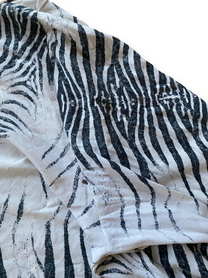 ROBERTO CAVALLI ZEBRA PRINT LONGSLEEVE (XL)