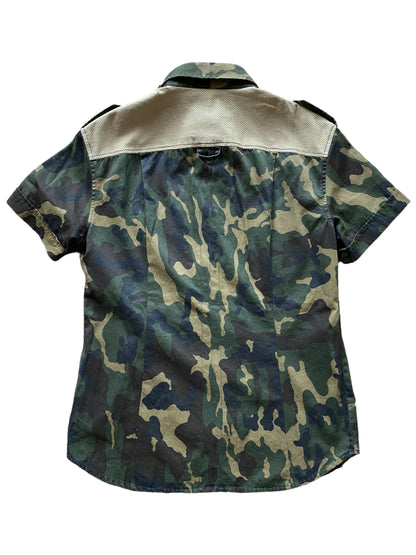 DOLCE & GABBANA MILITARY CAMO PRINT SHIRT (L)