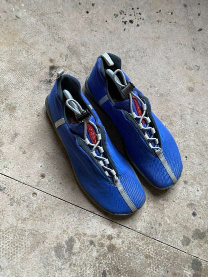 PRADA PRADA SS1999 FLAT BLUE SHOES (43-44EU)