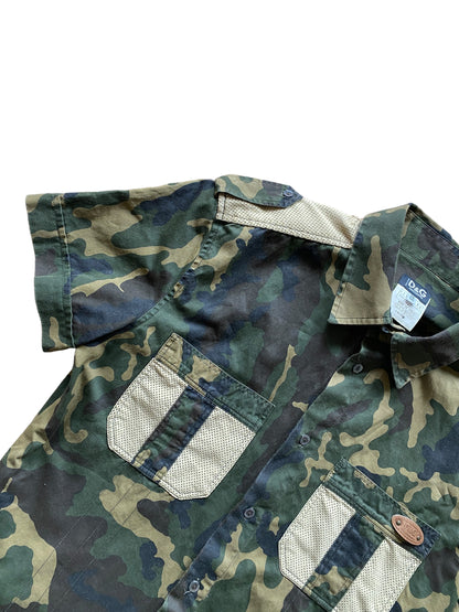 DOLCE & GABBANA MILITARY CAMO PRINT SHIRT (L)