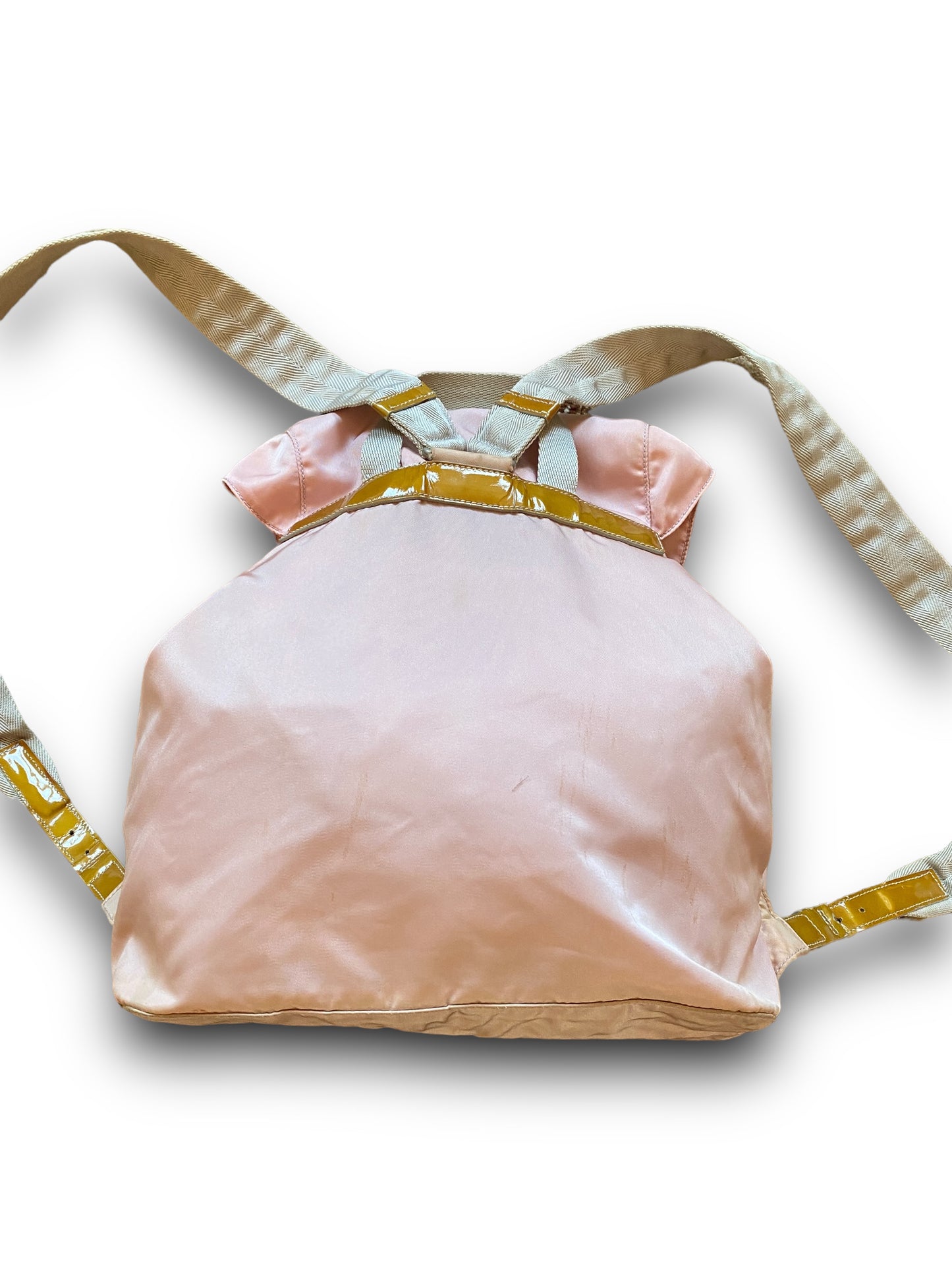 PRADA PINK TRIANGLE BACKPACK