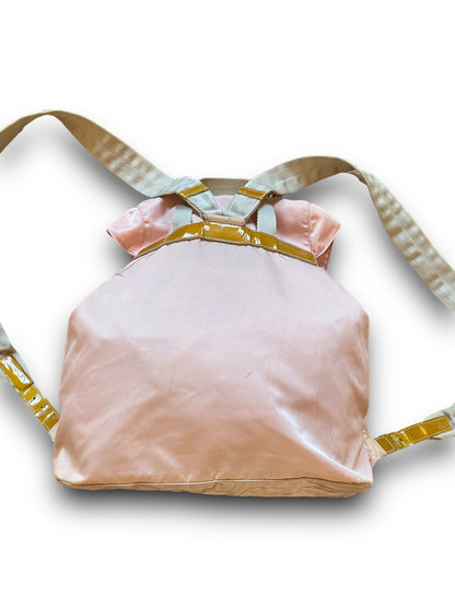 PRADA PINK TRIANGLE BACKPACK